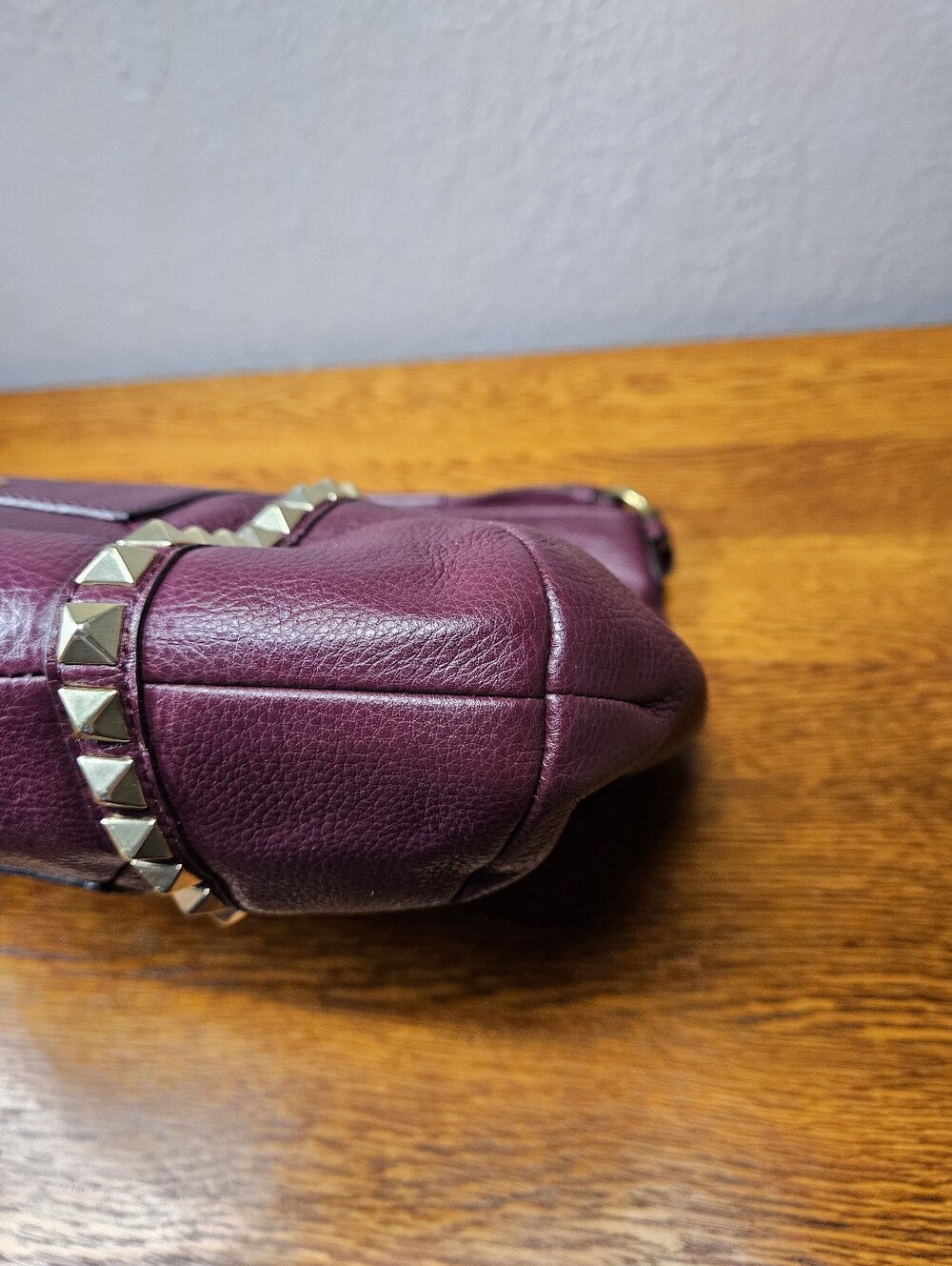 Coach Park Leather Pyramid Stud Hobo - Picture 5 of 13